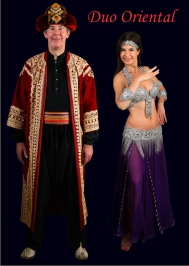 Duo Oriental, Alleinunterhalter Aladin & Bauchtänzerin Soreia